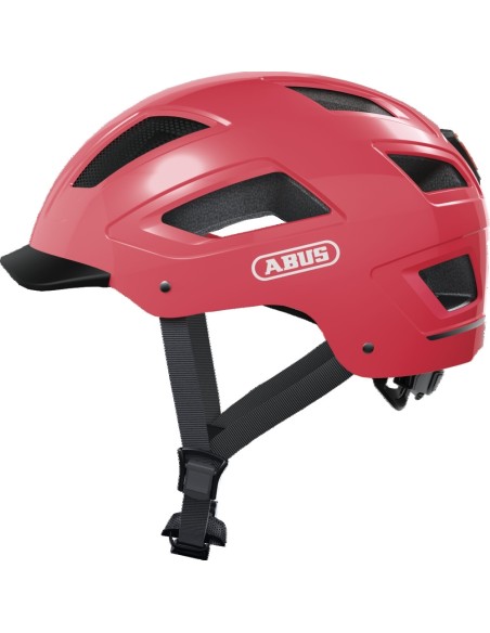CASQUE ABUS HYBAN 2.0 LIVING CORAL M