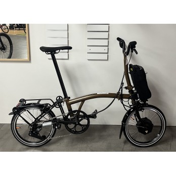 BROMPTON P-LINE ELECTRIQUE BRONZE SKY