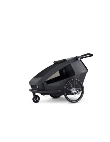 Yuuna remorque à vélo modulaire – Kid, Dog, Cargo Moonlight Black 2