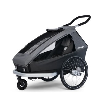Remorques enfant Kid Keeke Mountain grey 1 2